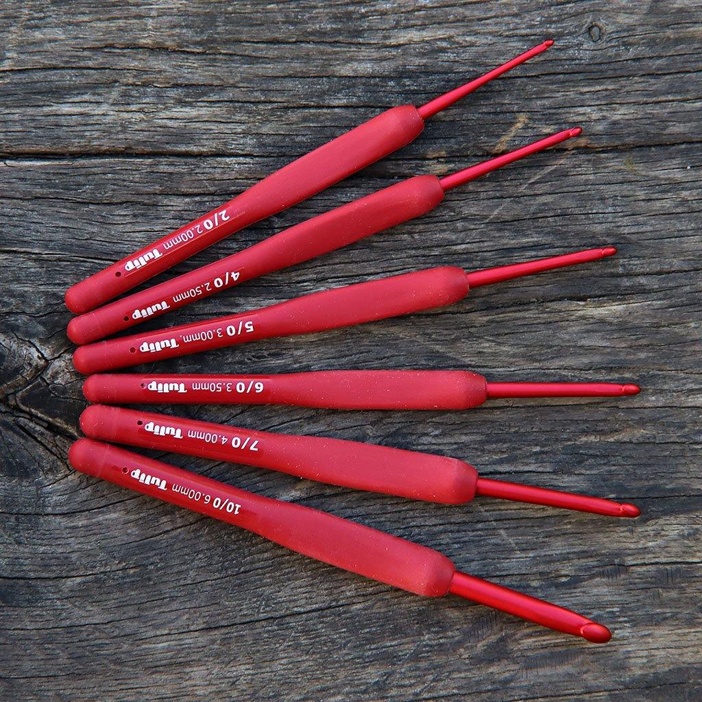 Tulip Etimo Red Crochet Hook - NZ