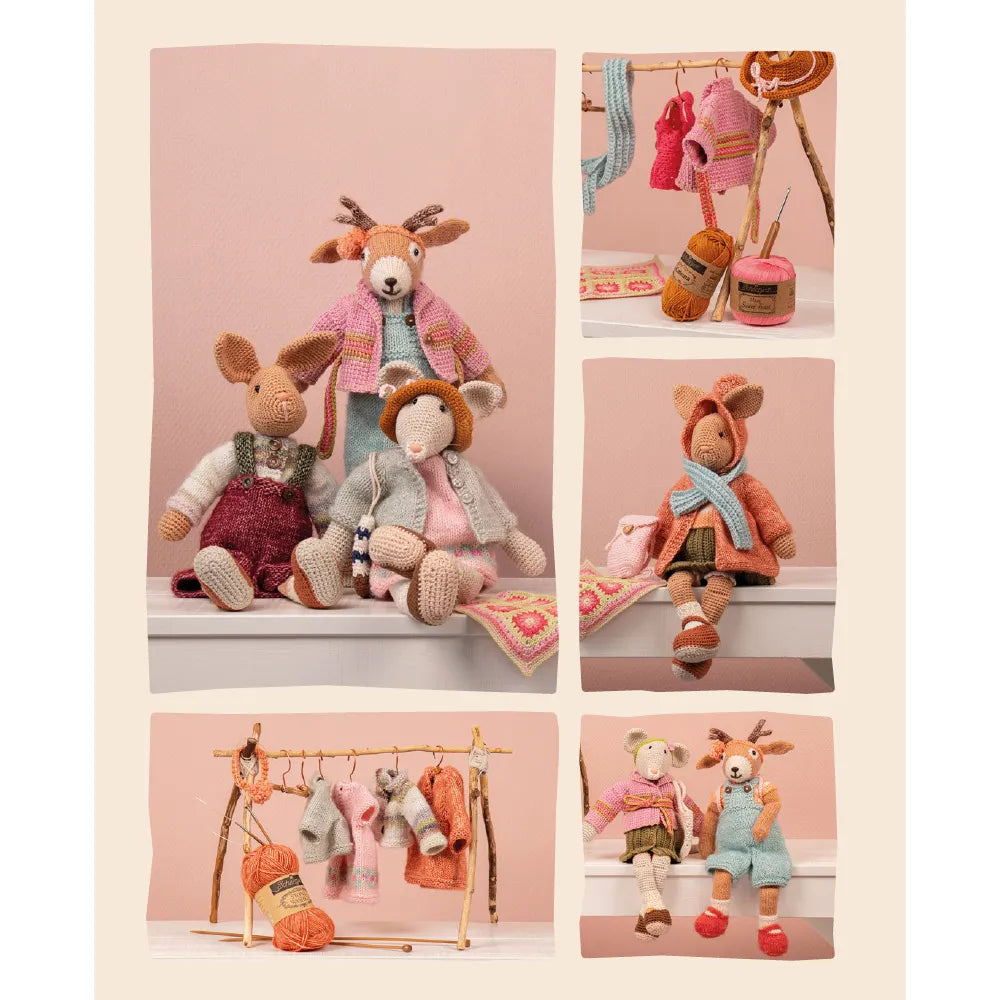 Rabbit, Deer and Mouse by Jacquelien Twijnstra - Knit or Crochet Three Charming Animals