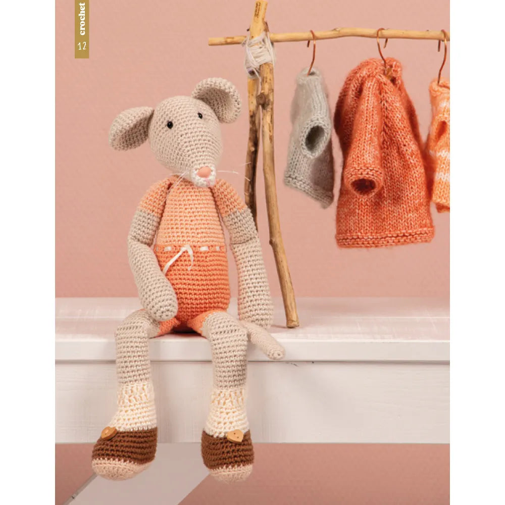 Rabbit, Deer and Mouse by Jacquelien Twijnstra - Knit or Crochet Three Charming Animals