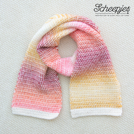 Scheepjes Design Blissful Scarf Kit