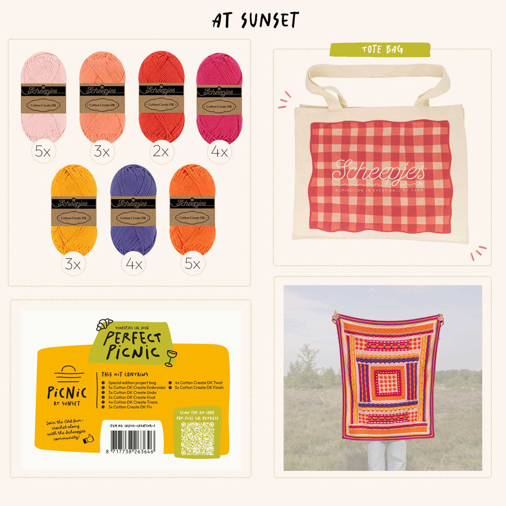 Scheepjes CAL 2026: Perfect Picnic - Cotton Create DK