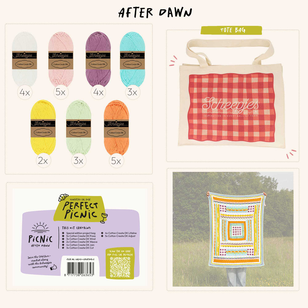 Scheepjes CAL 2026: Perfect Picnic - Cotton Create DK