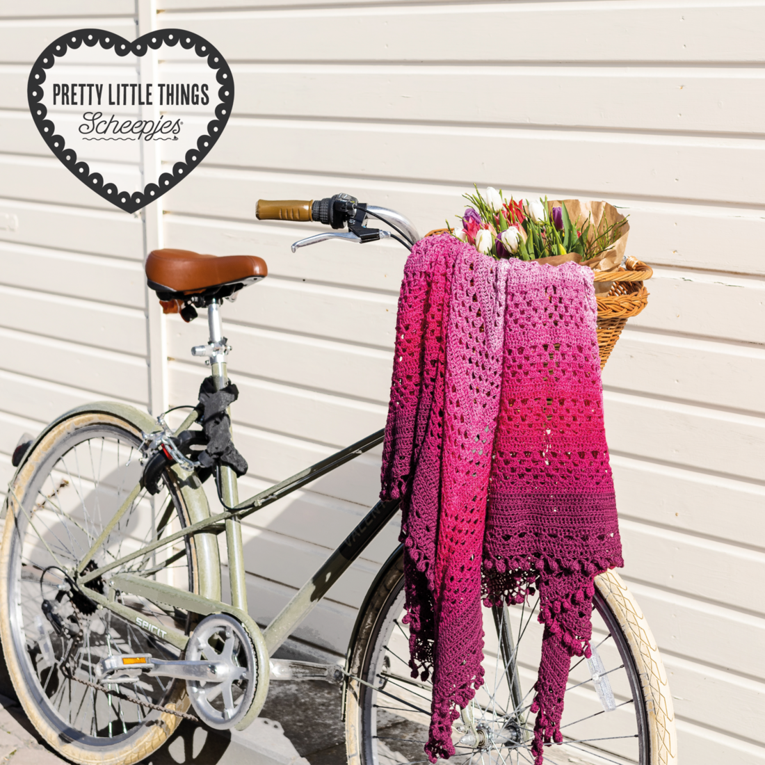 Pretty Little Things - Number 39 - Crochet Bobble Shawl Digital Pattern