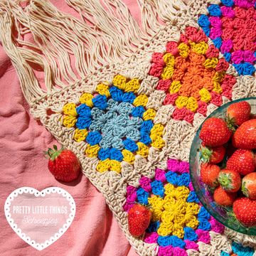 Pretty Little Things - Number 41 - Little Granny Fringe Blanket Digital Pattern