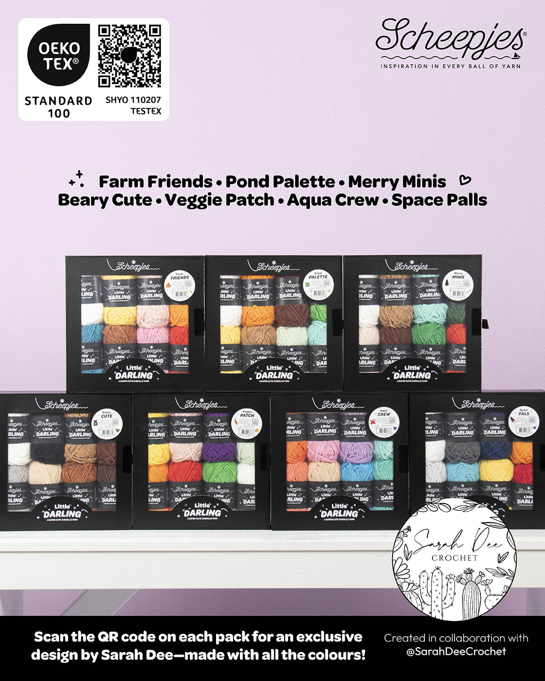 Scheepjes Little Darling Colour Pack 8x25g