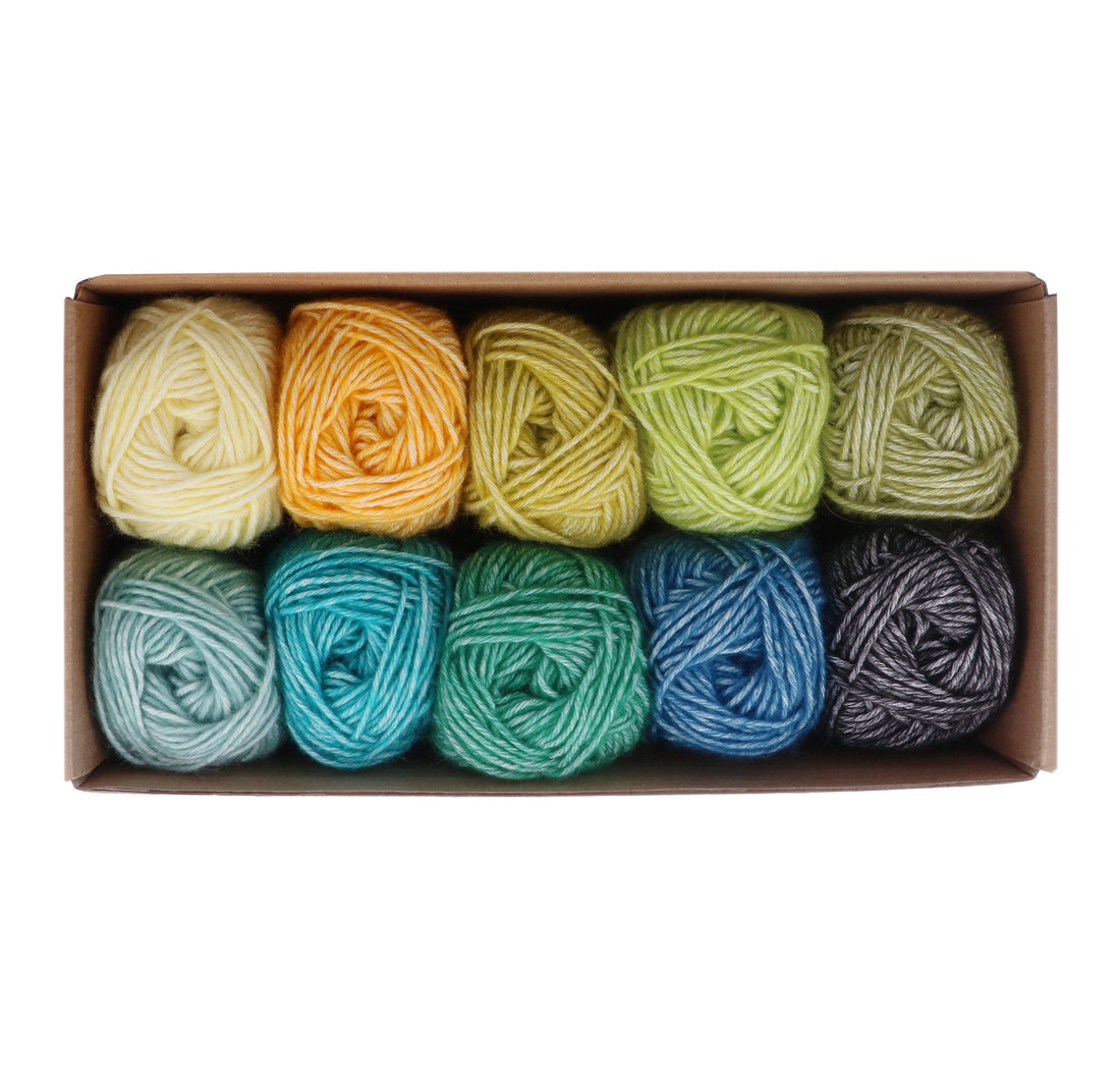 NEW Scheepjes Stone Washed colour pack 10x25g - Grounding