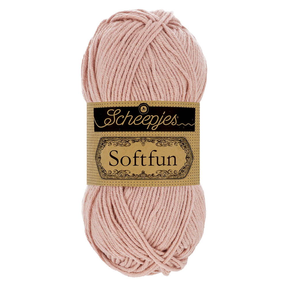 Scheepjes Softfun - Crepe - Nitti Yarns - Amigurumi - Crochet - Knitting - Cotton Acrylic Yarn - 8 Ply - NZ
