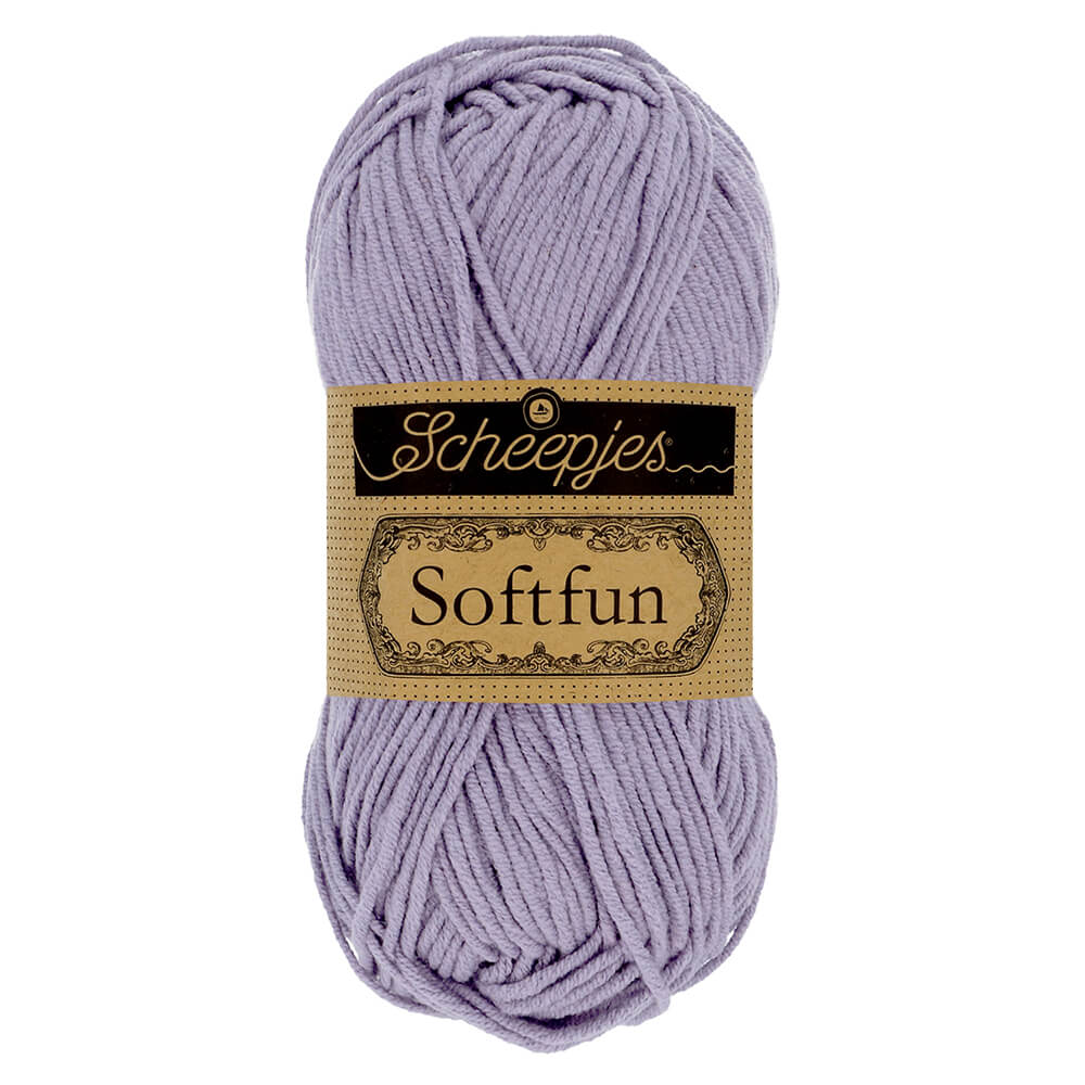 Scheepjes Softfun - Periwinkle - Nitti Yarns - Amigurumi - Crochet - Knitting - Cotton Acrylic Yarn - 8 Ply - NZ
