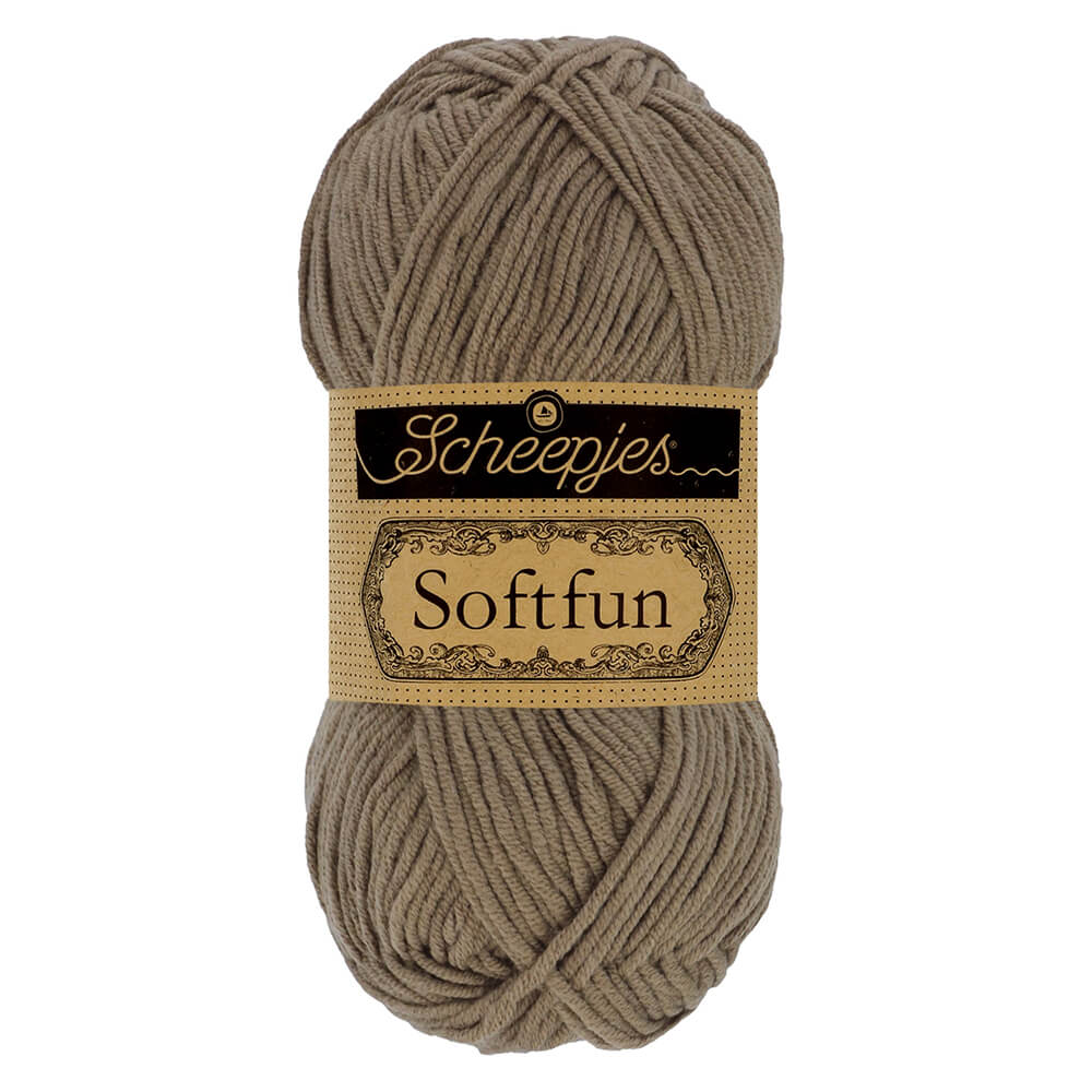Scheepjes Softfun - Cedar - Nitti Yarns - Amigurumi - Crochet - Knitting - Cotton Acrylic Yarn - 8 Ply - NZ