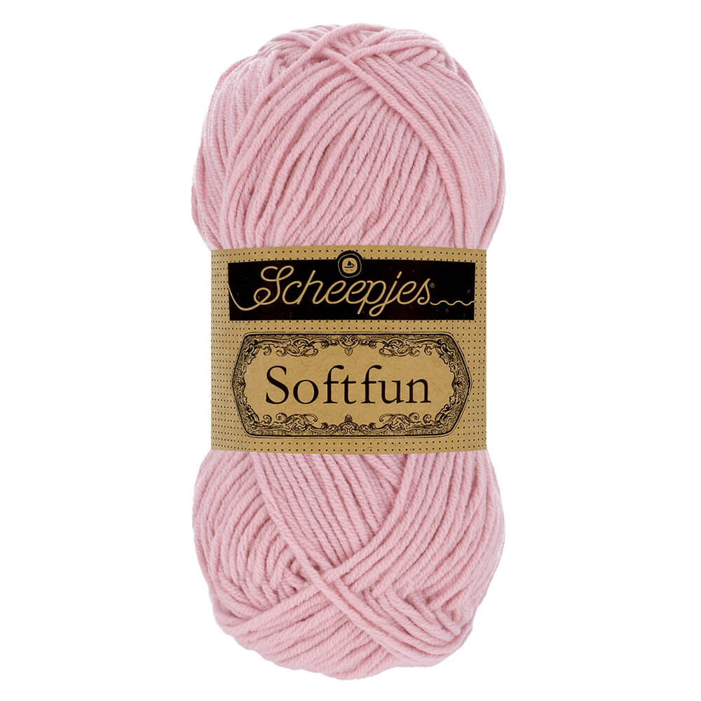 Scheepjes Softfun - Flamingo - Nitti Yarns - Amigurumi - Crochet - Knitting - Cotton Acrylic Yarn - 8 Ply - NZ