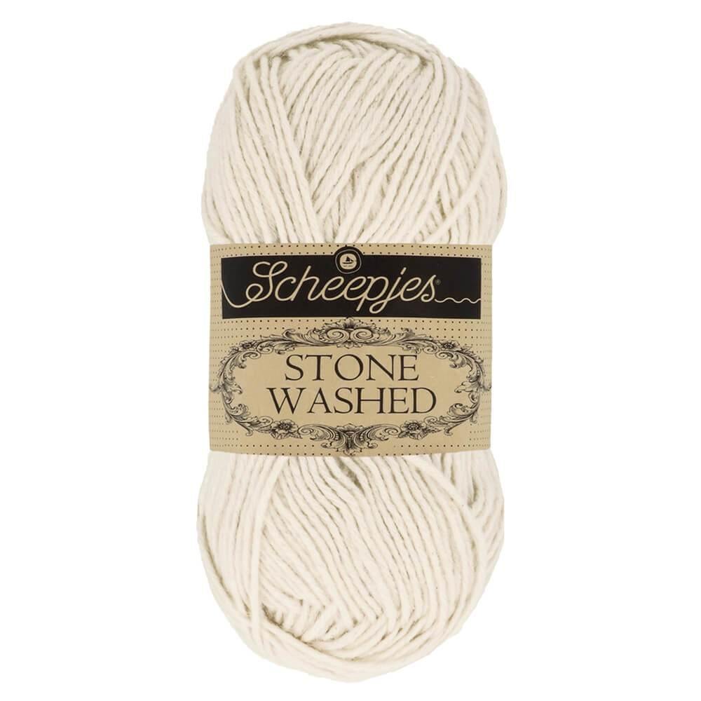 Scheepjes Stone Washed - Moon Stone - Nitti Yarns - Amigurumi - Crochet - Knitting - Cotton Acrylic Yarn - 5 Ply - NZ