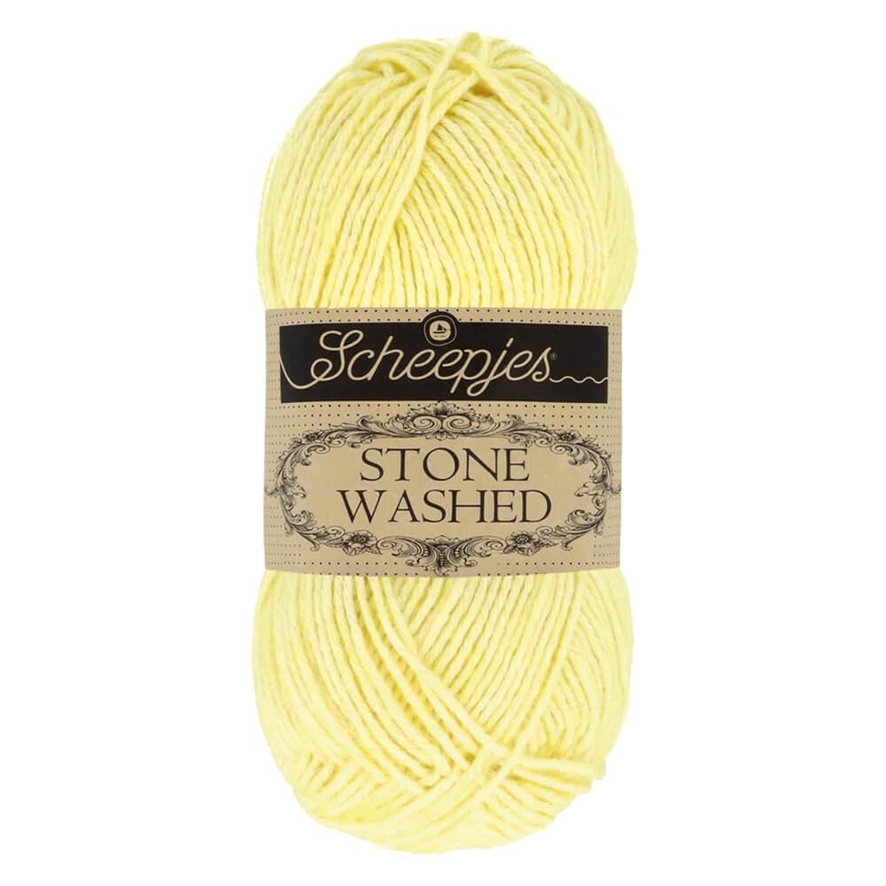 Scheepjes Stone Washed - Citrine - Nitti Yarns - Amigurumi - Crochet - Knitting - Cotton Acrylic Yarn - 5 Ply - NZ