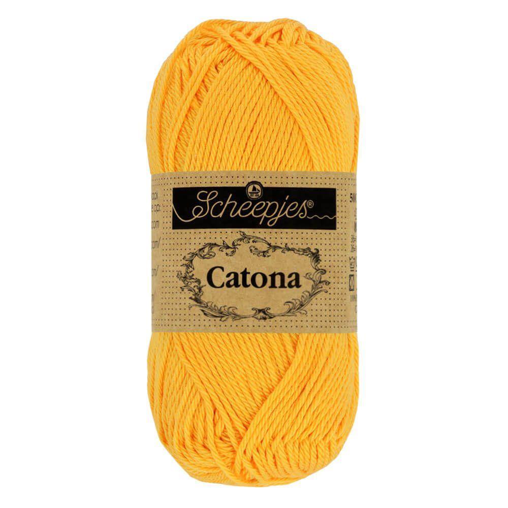 Scheepjes Catona - Yellow Gold - Nitti Yarns - Amigurumi - Crochet - Knitting - Cotton Yarn NZ