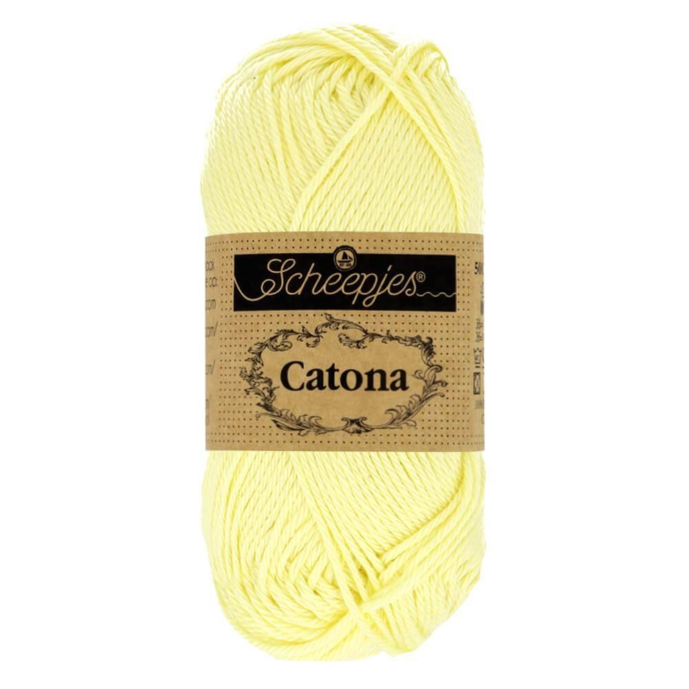 Scheepjes Catona - Lemon Chiffon - Nitti Yarns - Amigurumi - Crochet - Knitting - Cotton Yarn NZ