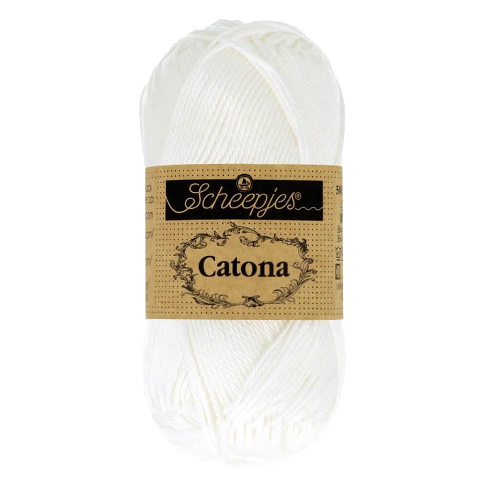 Scheepjes Catona - Snow White - Nitti Yarns - Amigurumi - Crochet - Knitting - Cotton Yarn NZ