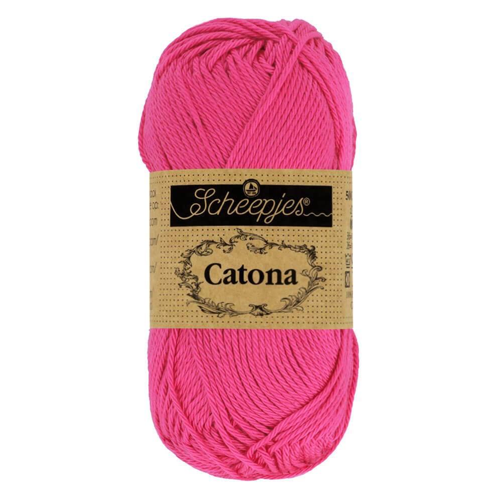Scheepjes Catona - Shocking Pink - Nitti Yarns - Amigurumi - Crochet - Knitting - Cotton Yarn NZ