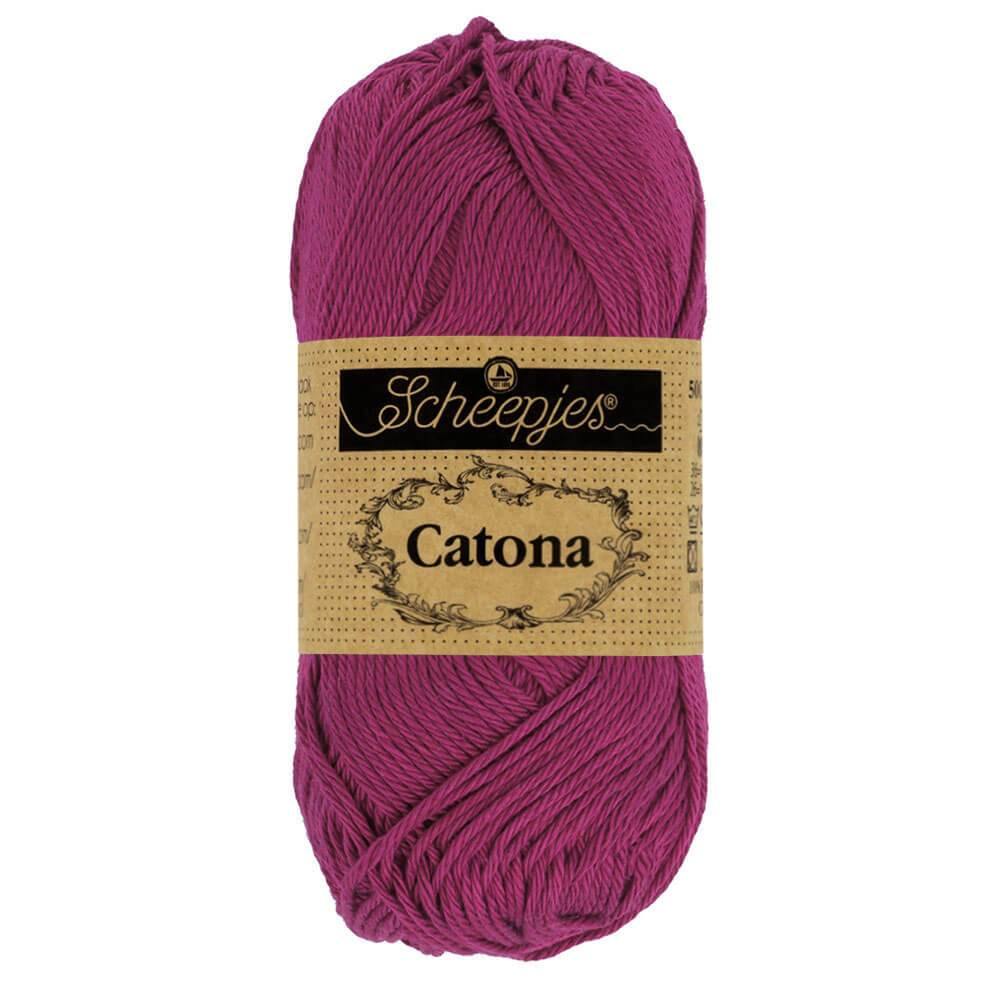 Scheepjes Catona - Tyrian Purple - Nitti Yarns - Amigurumi - Crochet - Knitting - Cotton Yarn NZ
