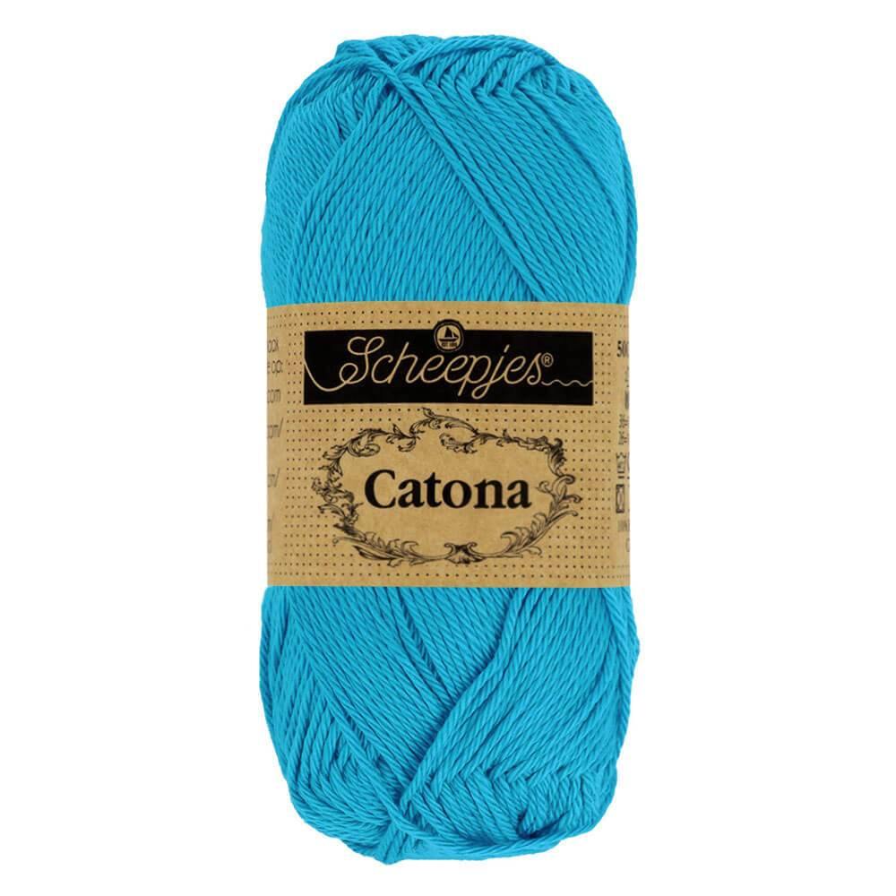Scheepjes Catona - Vivid Blue - Nitti Yarns - Amigurumi - Crochet - Knitting - Cotton Yarn NZ