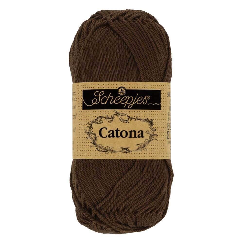 Scheepjes Catona - Black Coffee - Nitti Yarns - Amigurumi - Crochet - Knitting - Cotton Yarn NZ