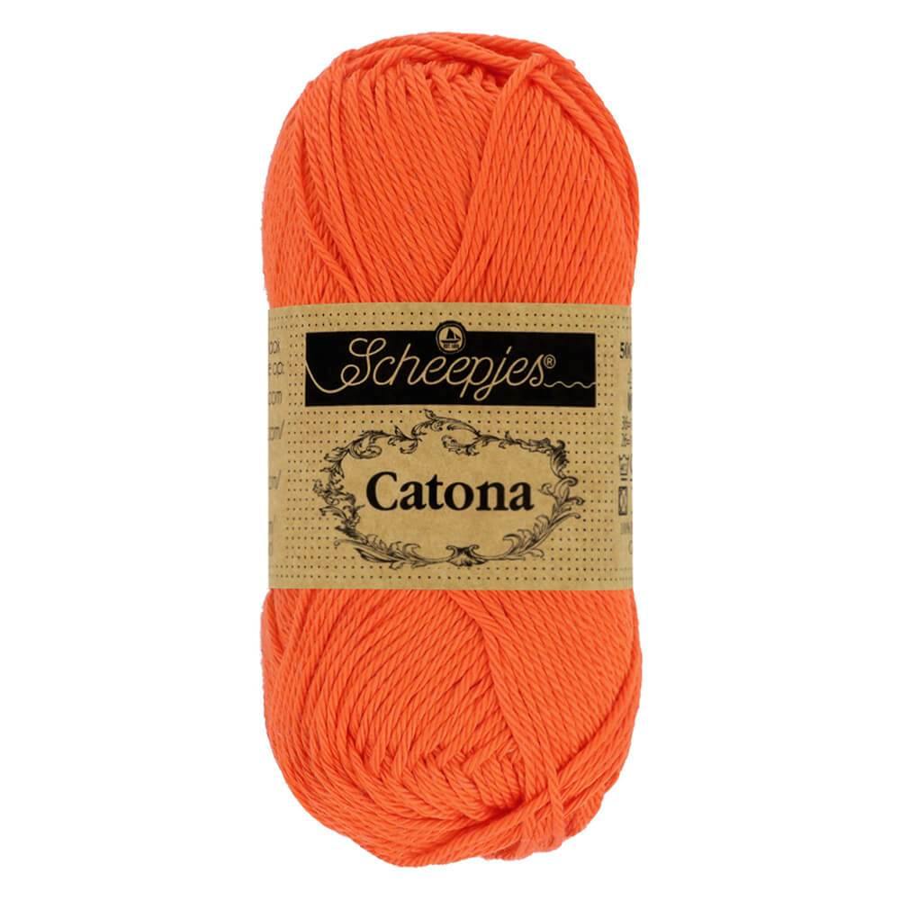 Scheepjes Catona - Royal Orange - Nitti Yarns - Amigurumi - Crochet - Knitting - Cotton Yarn NZ