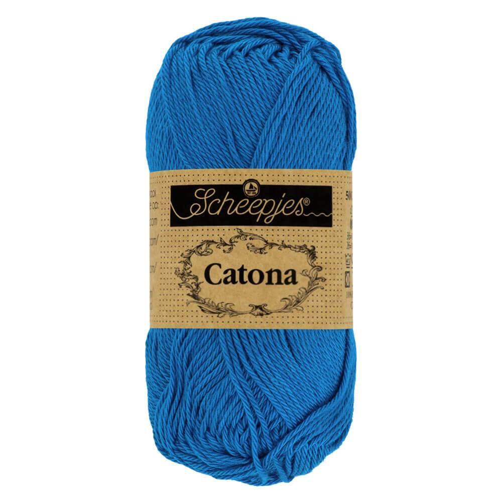 Scheepjes Catona - Electric Blue - Nitti Yarns - Amigurumi - Crochet - Knitting - Cotton Yarn NZ