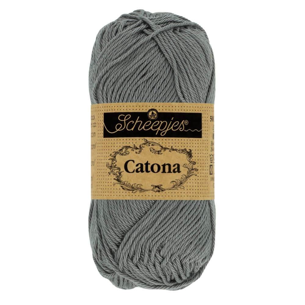 Scheepjes Catona - Metal Grey - Nitti Yarns - Amigurumi - Crochet - Knitting - Cotton Yarn NZ