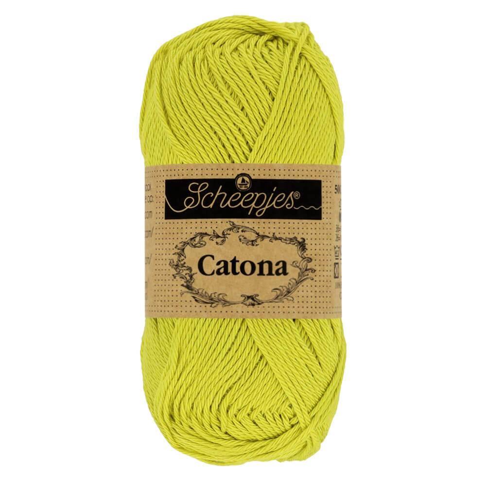 Scheepjes Catona - Green Yellow - Nitti Yarns - Amigurumi - Crochet - Knitting - Cotton Yarn NZ