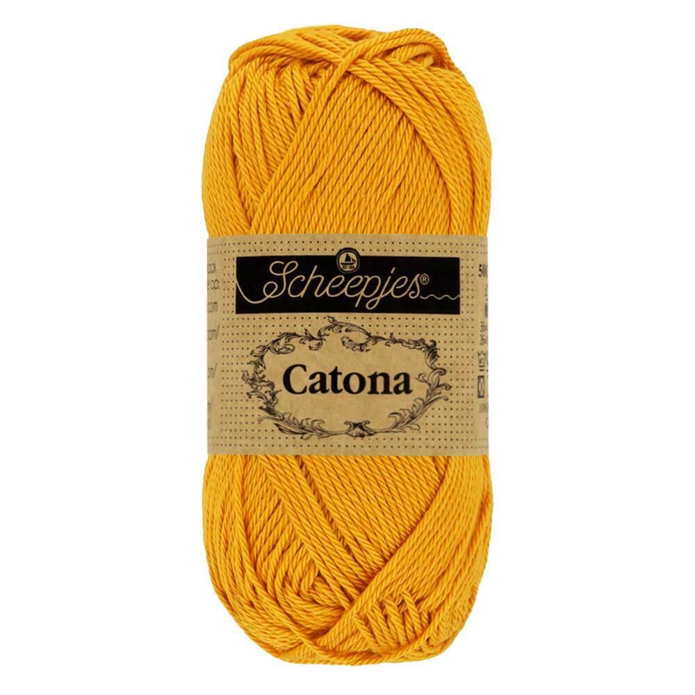 Scheepjes Catona - Saffron - Nitti Yarns - Amigurumi - Crochet - Knitting - Cotton Yarn NZ