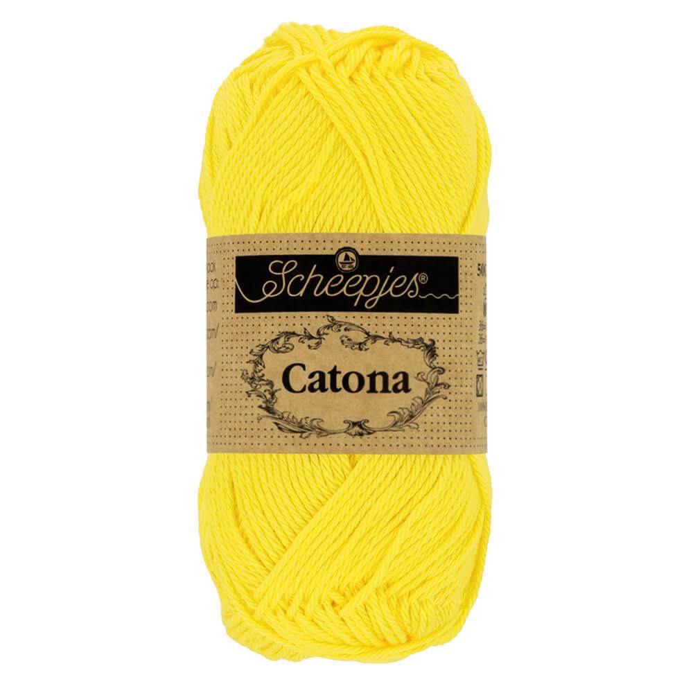 Scheepjes Catona - Lemon - Nitti Yarns - Amigurumi - Crochet - Knitting - Cotton Yarn NZ