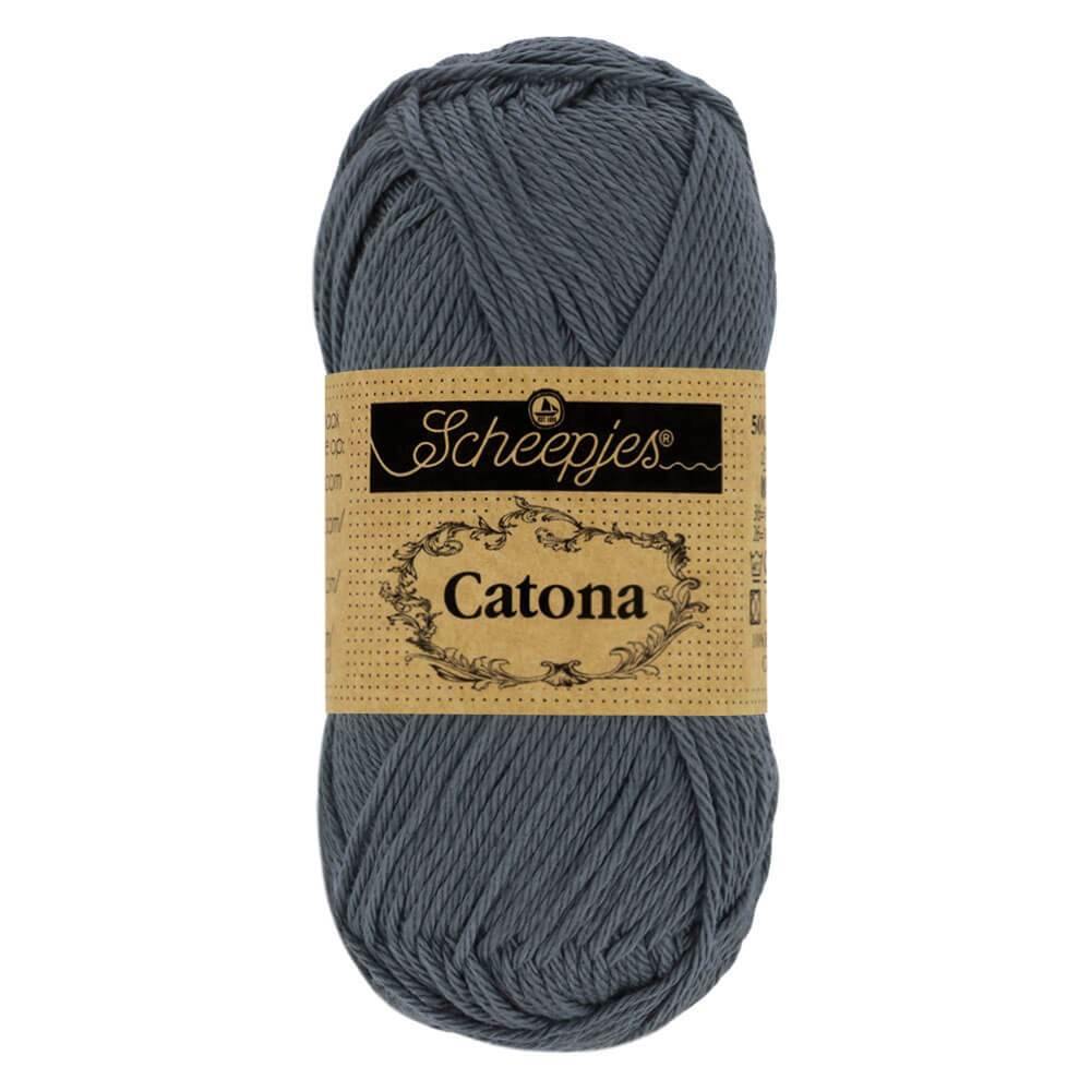 Scheepjes Catona - Charcoal - Nitti Yarns - Amigurumi - Crochet - Knitting - Cotton Yarn NZ