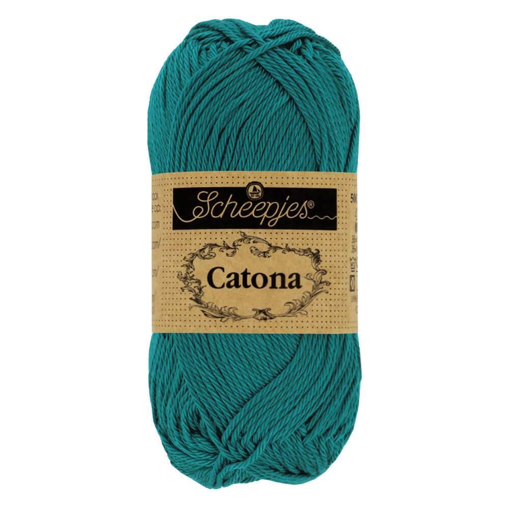 Scheepjes Catona - Dark Teal - Nitti Yarns - Amigurumi - Crochet - Knitting - Cotton Yarn NZ