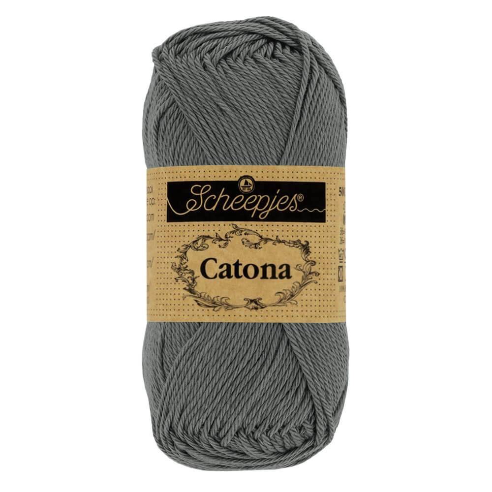 Scheepjes Catona - Anthracite - Nitti Yarns - Amigurumi - Crochet - Knitting - Cotton Yarn NZ