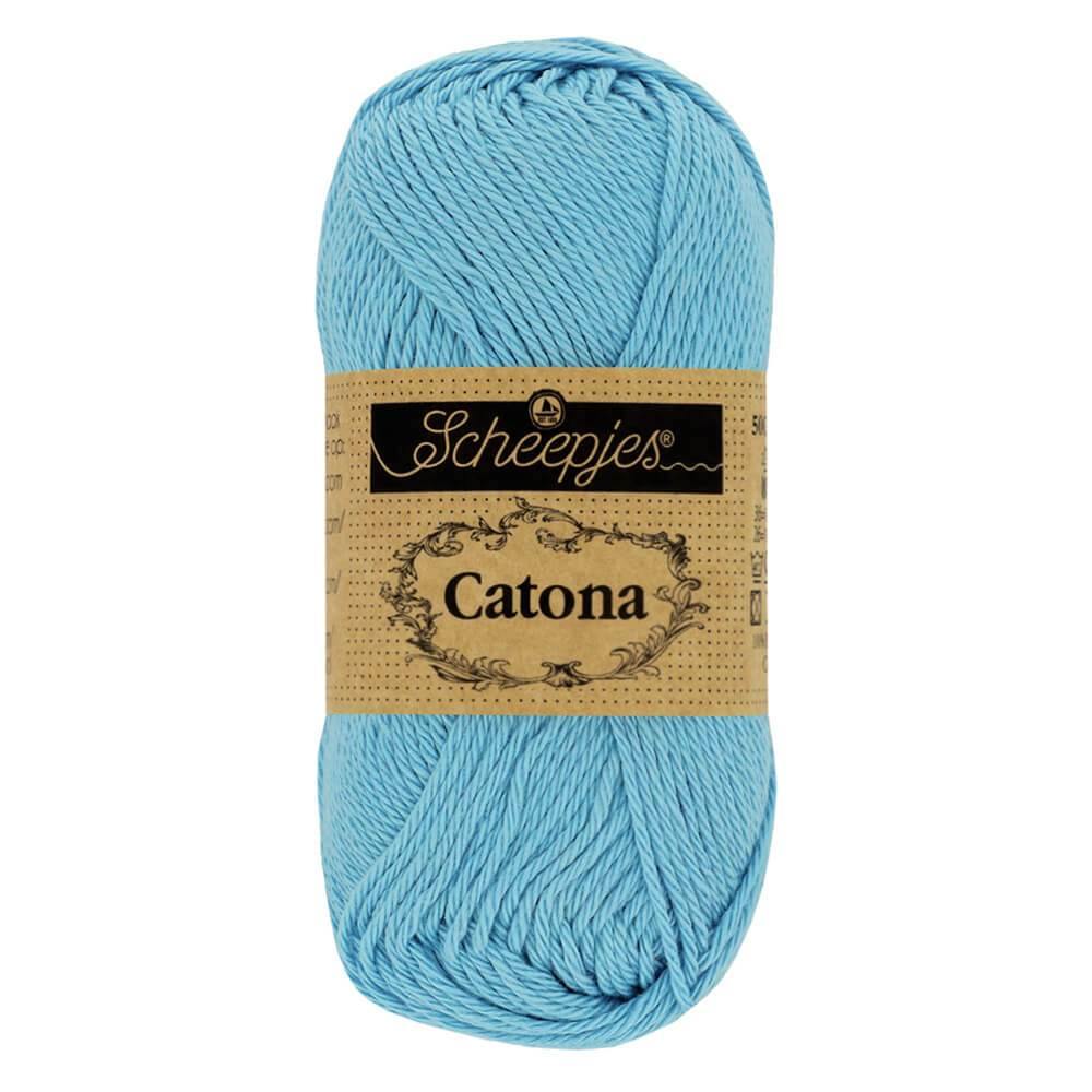 Scheepjes Catona - Sky Blue - Nitti Yarns - Amigurumi - Crochet - Knitting - Cotton Yarn NZ