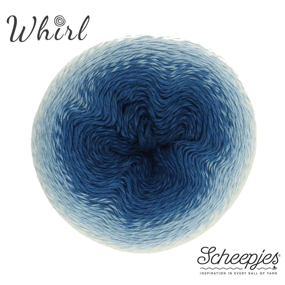 Scheepjes Whirl - Indigo Plane - Nitti Yarns - Amigurumi - Crochet - Knitting - Cotton Acrylic Yarn - 4 Ply - NZ