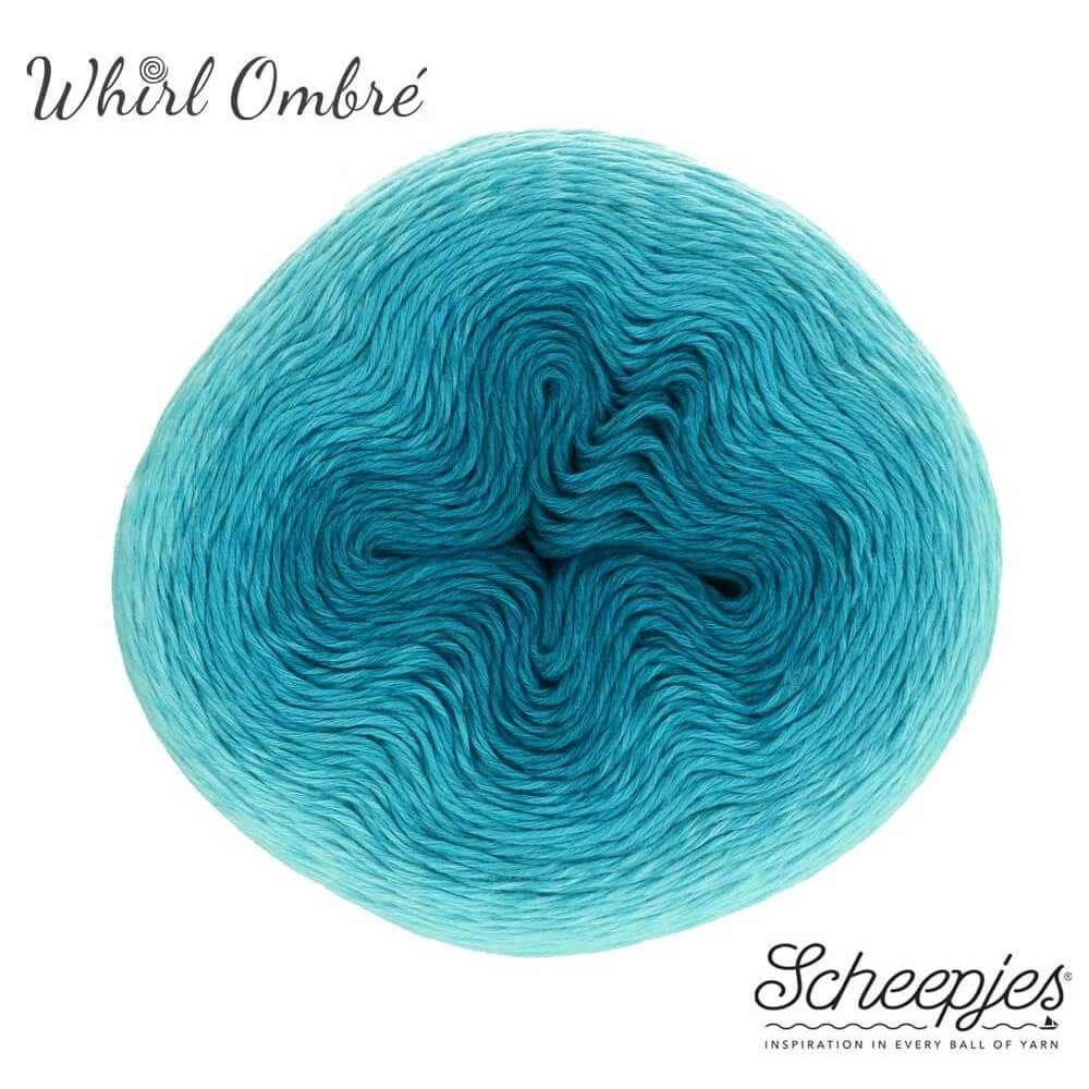 Scheepjes Whirl - Turquoise Turntable - Nitti Yarns - Amigurumi - Crochet - Knitting - Cotton Acrylic Yarn - 4 Ply - NZ