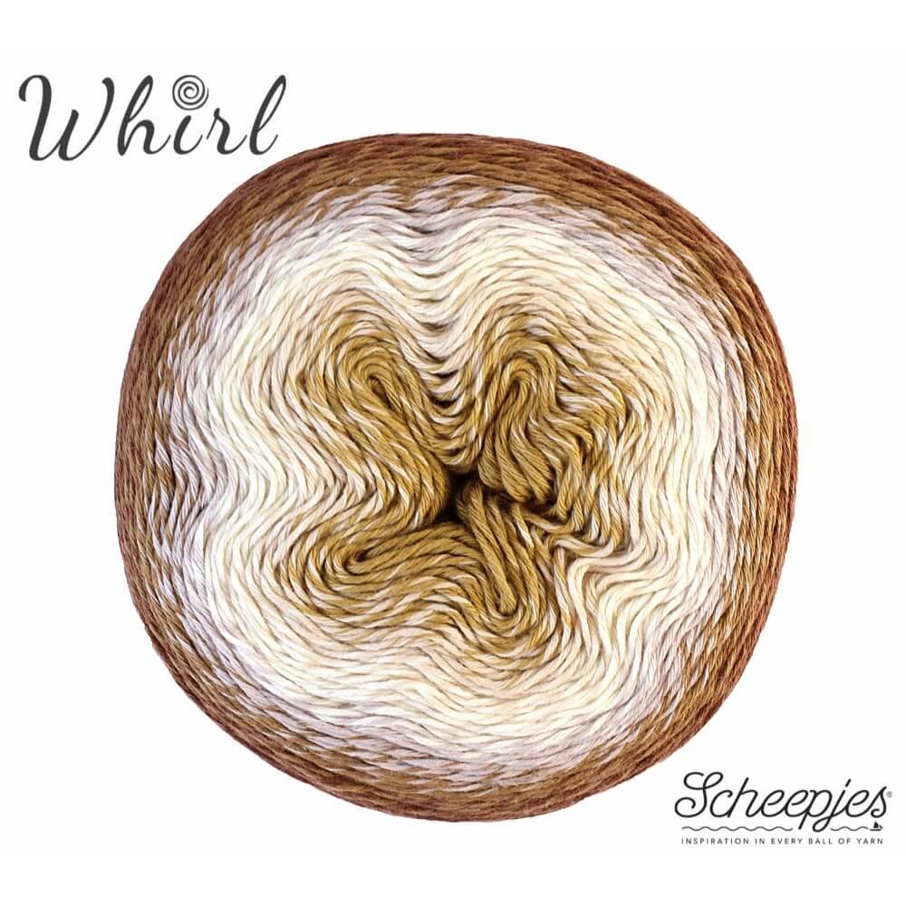 Scheepjes Whirl - Caramel Core Blimey - Nitti Yarns - Amigurumi - Crochet - Knitting - Cotton Acrylic Yarn - 4 Ply - NZ