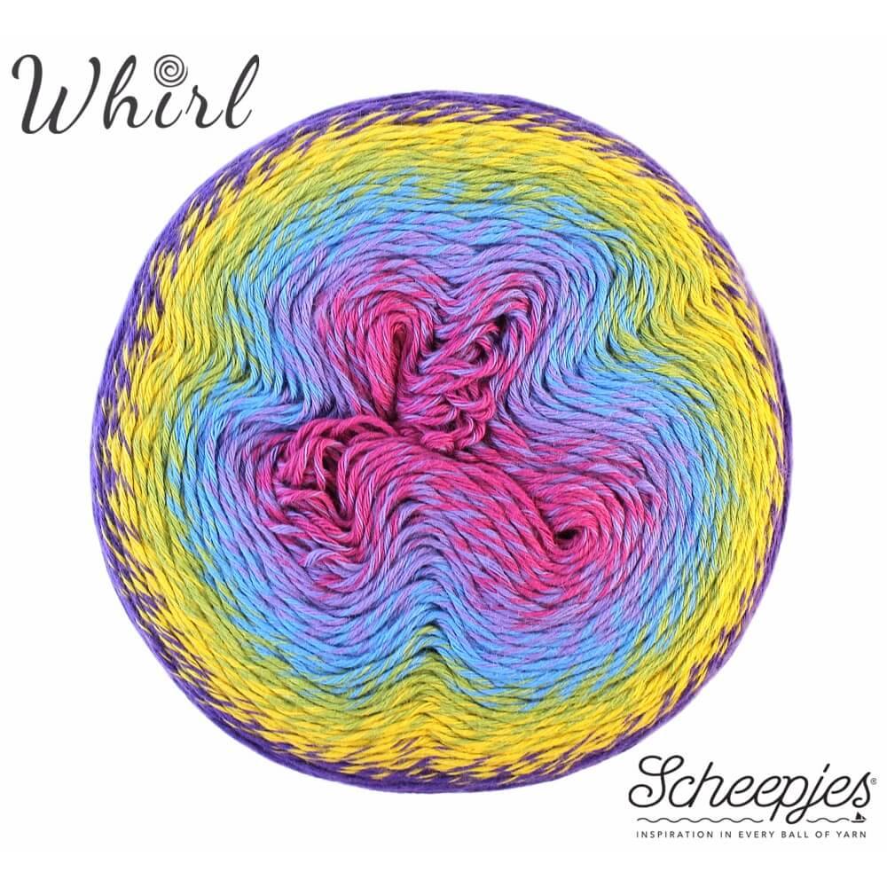 Scheepjes Whirl - Lemon Cassis Cream - Nitti Yarns - Amigurumi - Crochet - Knitting - Cotton Acrylic Yarn - 4 Ply - NZ