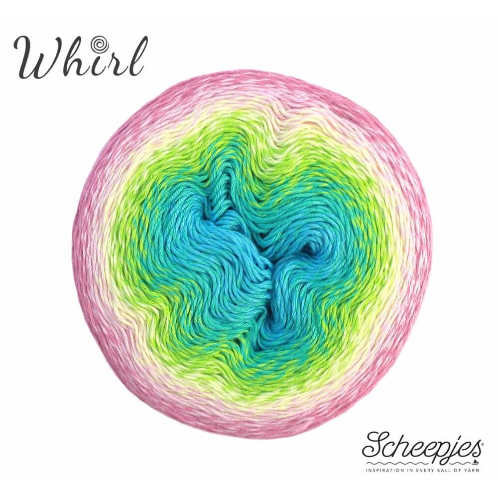 Scheepjes Whirl - Sherbet Rainbow - Nitti Yarns - Amigurumi - Crochet - Knitting - Cotton Acrylic Yarn - 4 Ply - NZ