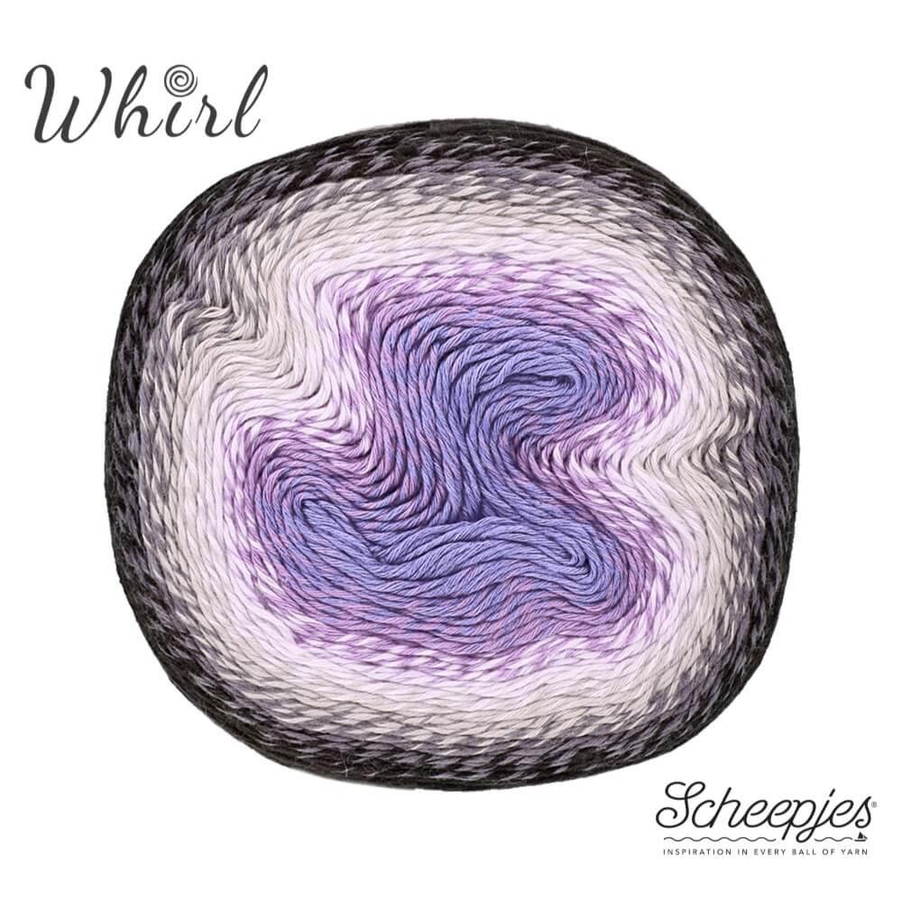 Scheepjes Whirl - Dark Grape Squish - Nitti Yarns - Amigurumi - Crochet - Knitting - Cotton Acrylic Yarn - 4 Ply - NZ