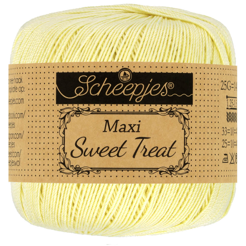 Scheepjes Maxi Sweet Treat - Candle Light - Nitti Yarns - Amigurumi - Crochet - Knitting - Cotton Yarn - Crochet Thread - 2 Ply - NZ
