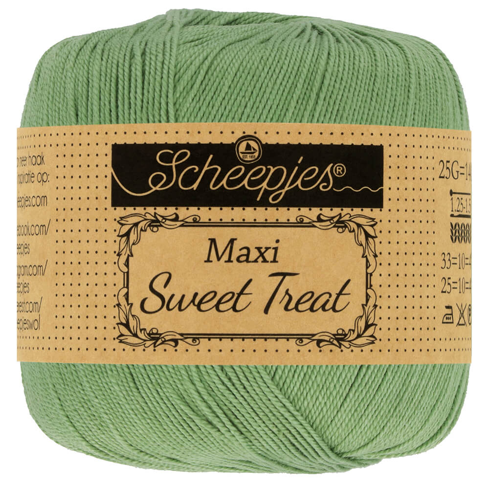 Scheepjes Maxi Sweet Treat - Sage Green - Nitti Yarns - Amigurumi - Crochet - Knitting - Cotton Yarn - Crochet Thread - 2 Ply - NZ
