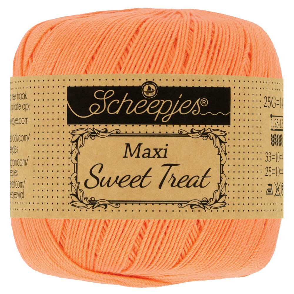 Scheepjes Maxi Sweet Treat - Peach - Nitti Yarns - Amigurumi - Crochet - Knitting - Cotton Yarn - Crochet Thread - 2 Ply - NZ