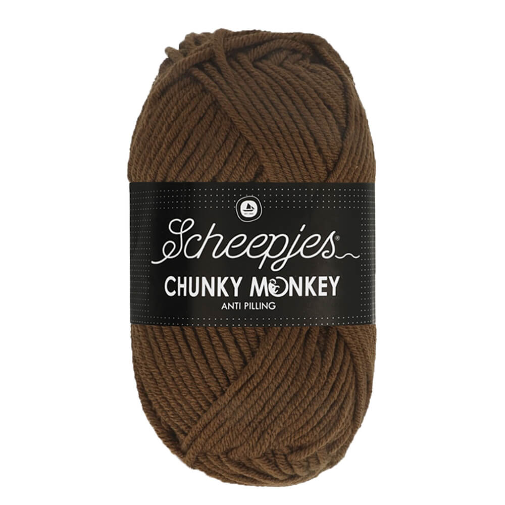 Scheepjes Chunky Monkey - Tawny - Nitti Yarns - Amigurumi - Crochet - Knitting - Acrylic Yarn - 10 Ply - NZ