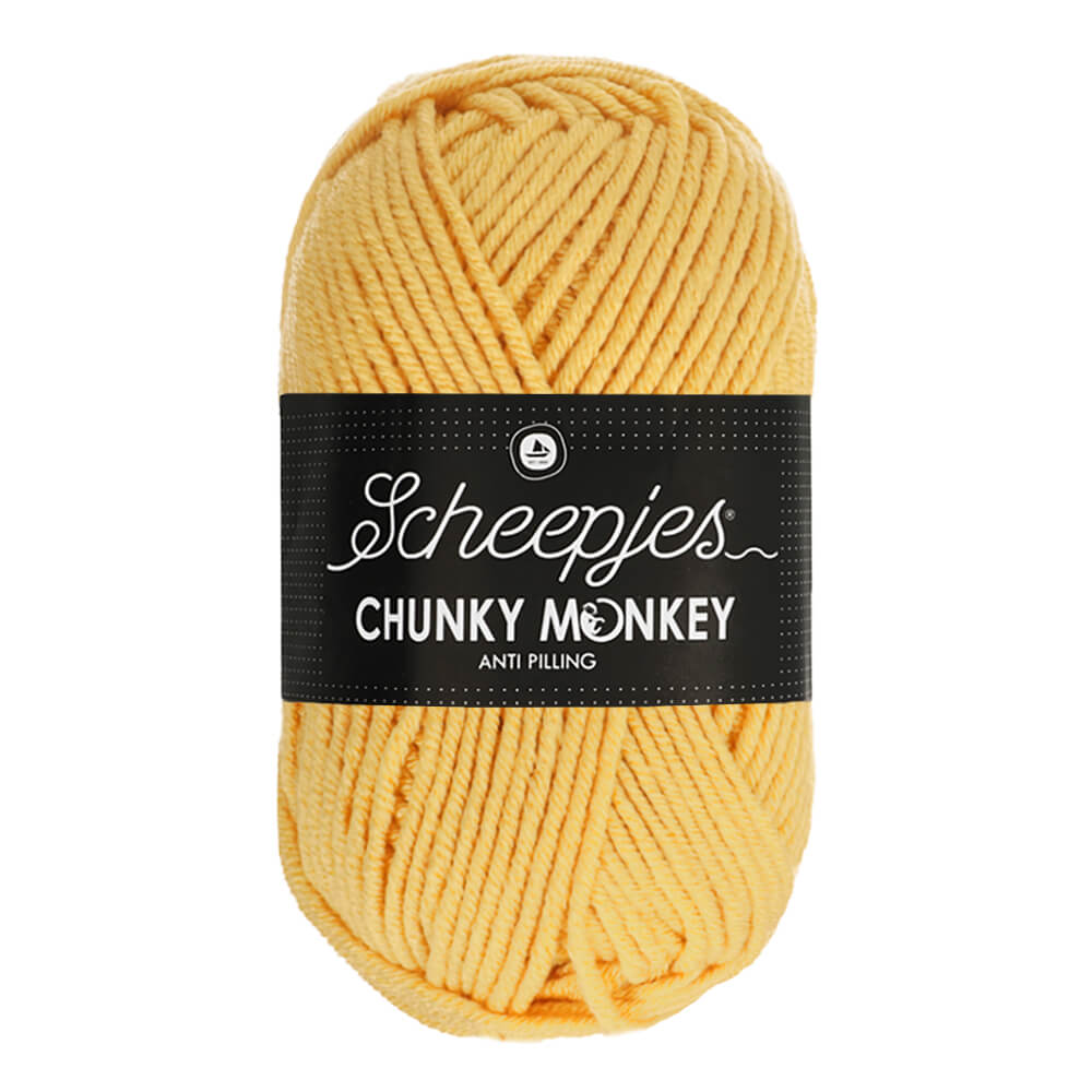 Scheepjes Chunky Monkey - Primrose - Nitti Yarns - Amigurumi - Crochet - Knitting - Acrylic Yarn - 10 Ply - NZ