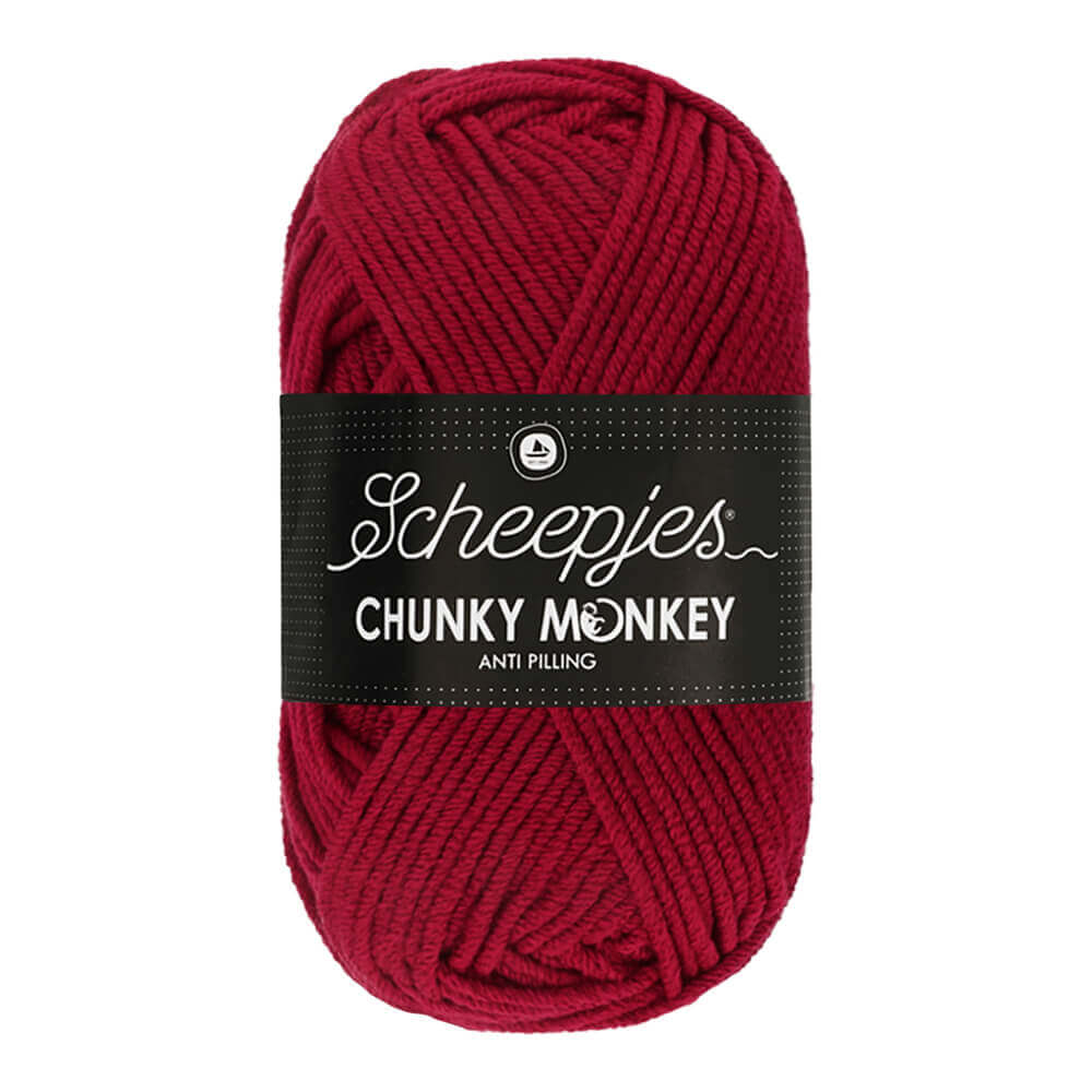 Scheepjes Chunky Monkey - Garnet - Nitti Yarns - Amigurumi - Crochet - Knitting - Acrylic Yarn - 10 Ply - NZ