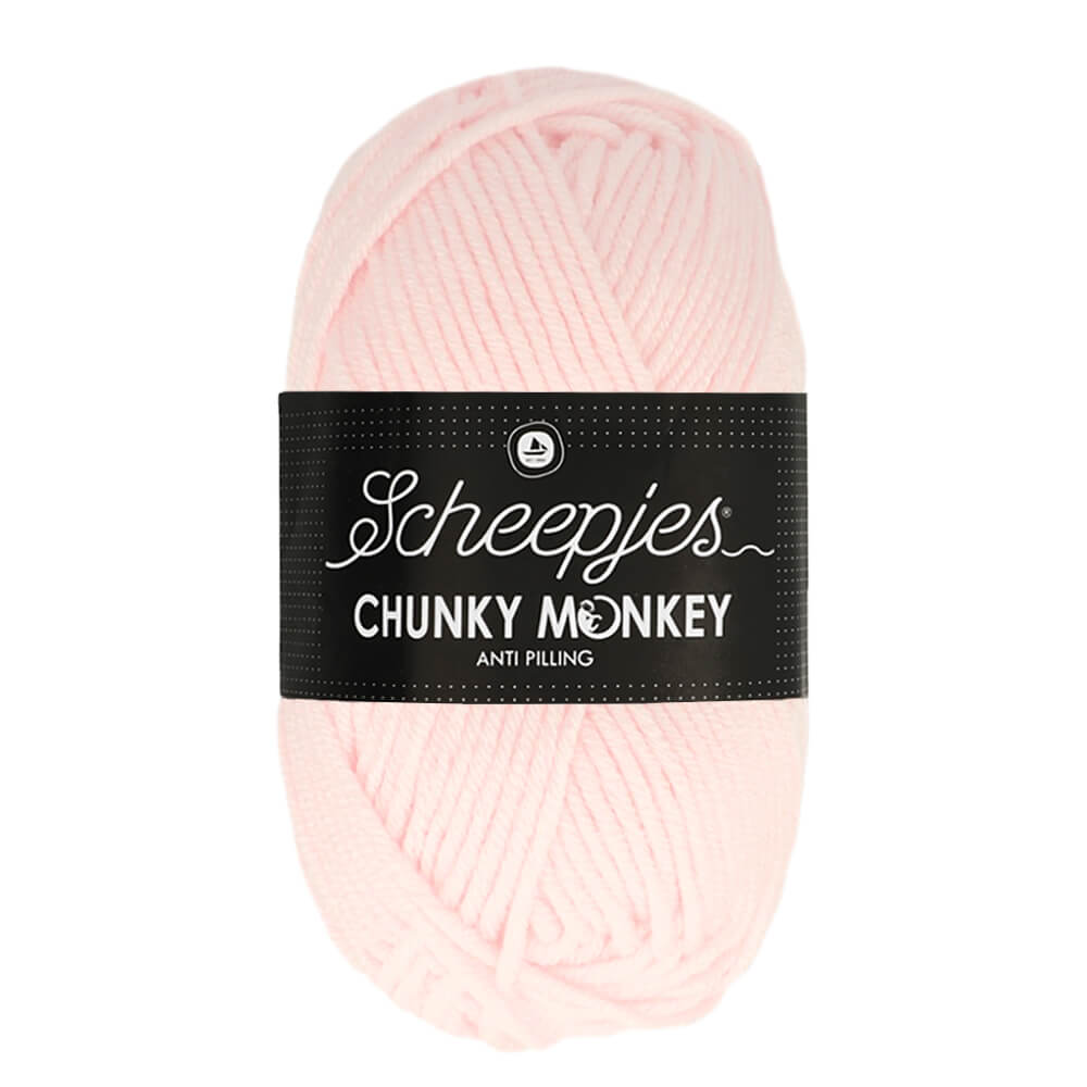 Scheepjes Chunky Monkey - Baby Pink - Nitti Yarns - Amigurumi - Crochet - Knitting - Acrylic Yarn - 10 Ply - NZ