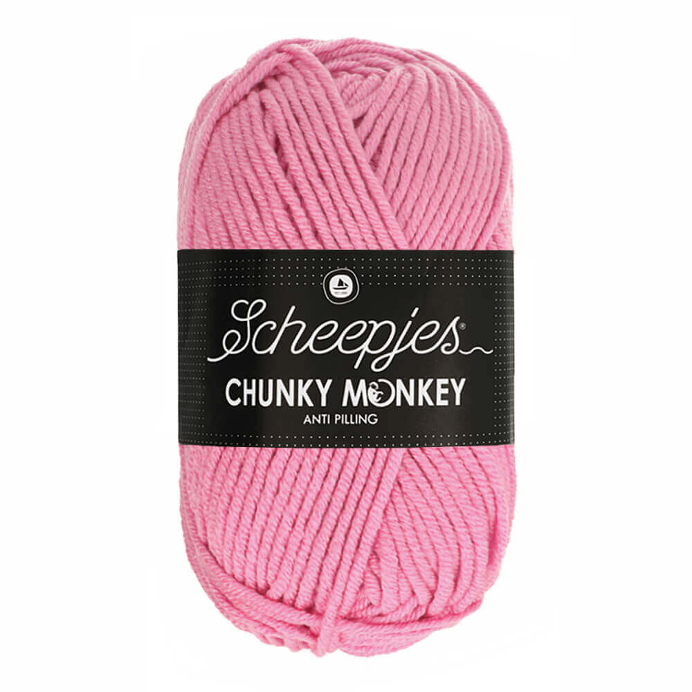 Scheepjes Chunky Monkey - Rose - Nitti Yarns - Amigurumi - Crochet - Knitting - Acrylic Yarn - 10 Ply - NZ