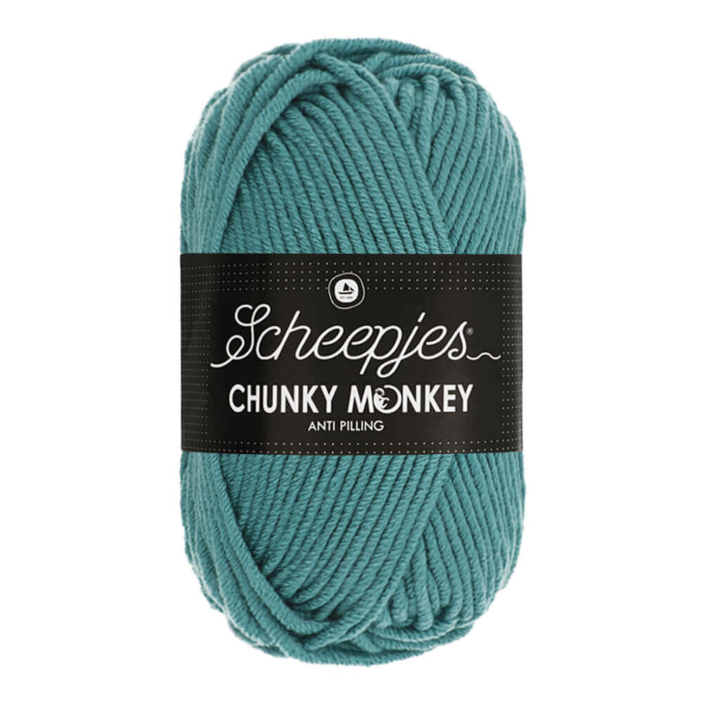 Scheepjes Chunky Monkey - Carolina Blue - Nitti Yarns - Amigurumi - Crochet - Knitting - Acrylic Yarn - 10 Ply - NZ