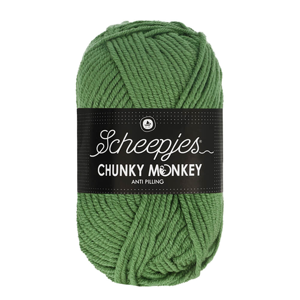 Scheepjes Chunky Monkey - Pickle - Nitti Yarns - Amigurumi - Crochet - Knitting - Acrylic Yarn - 10 Ply - NZ