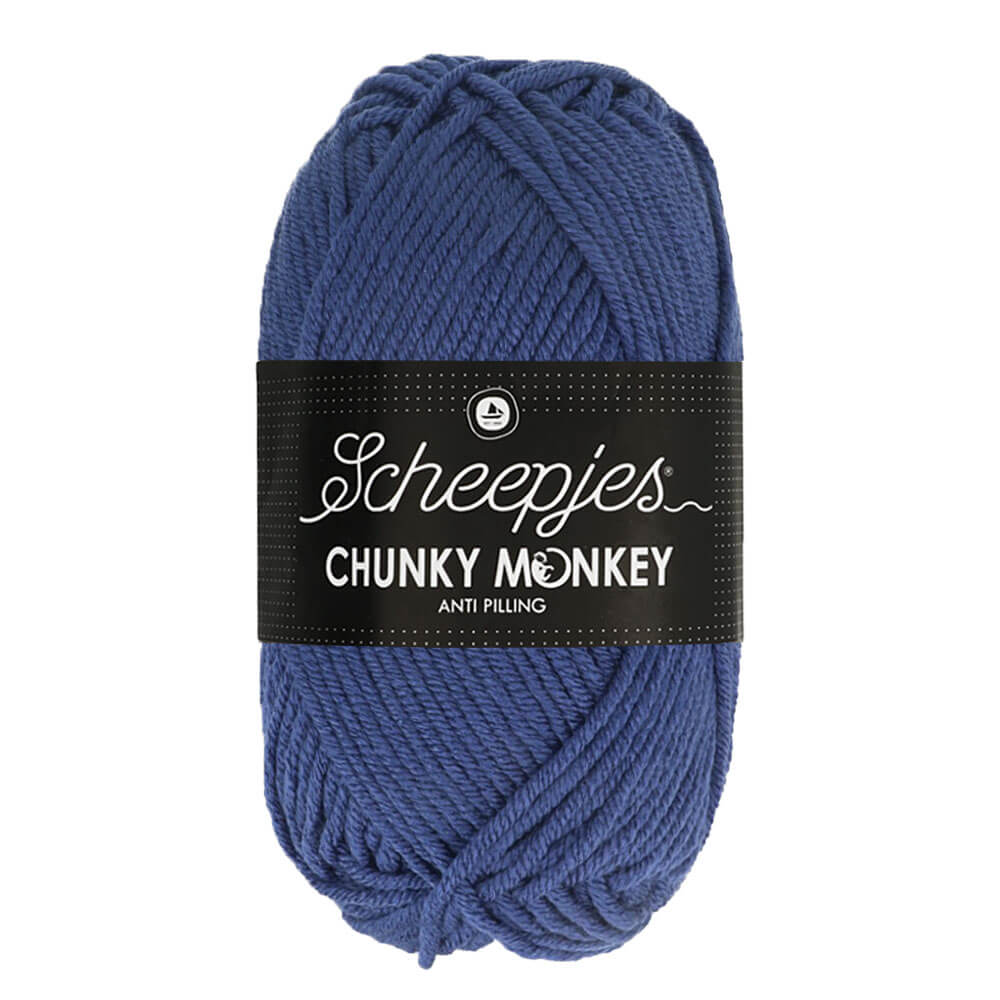 Scheepjes Chunky Monkey - Midnight - Nitti Yarns - Amigurumi - Crochet - Knitting - Acrylic Yarn - 10 Ply - NZ